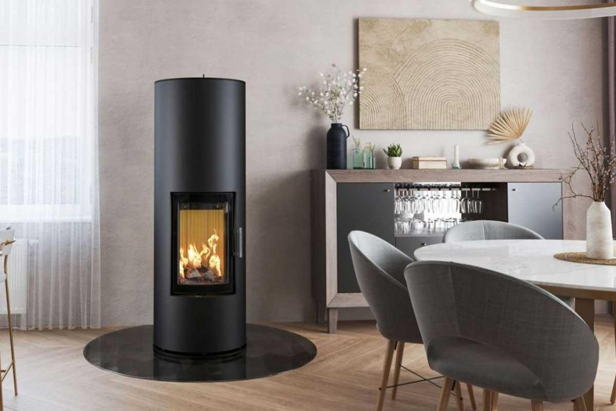 Speicher-Kaminofen Ofen Innovativ Accu I Pilastro
